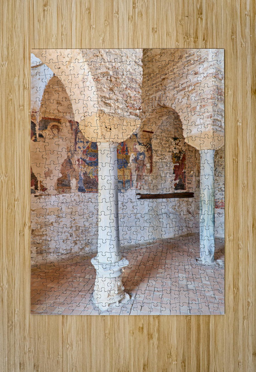 Frescoes inside Cattolica di Stilo in Calabria Italy Marco Brivio Puzzle printing
