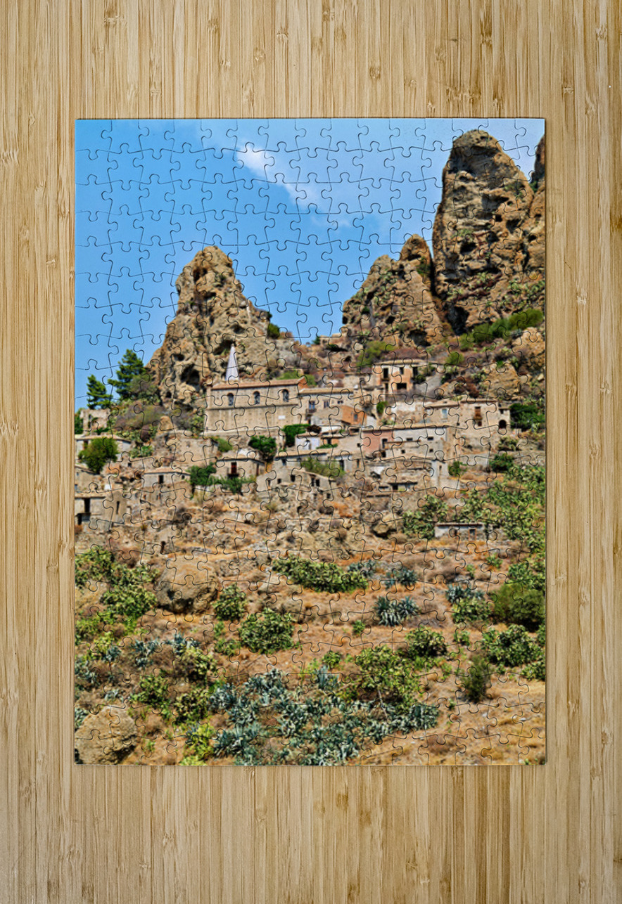 Exploring Pentedattilo the abandoned town in Calabria Italy Marco Brivio Puzzle printing