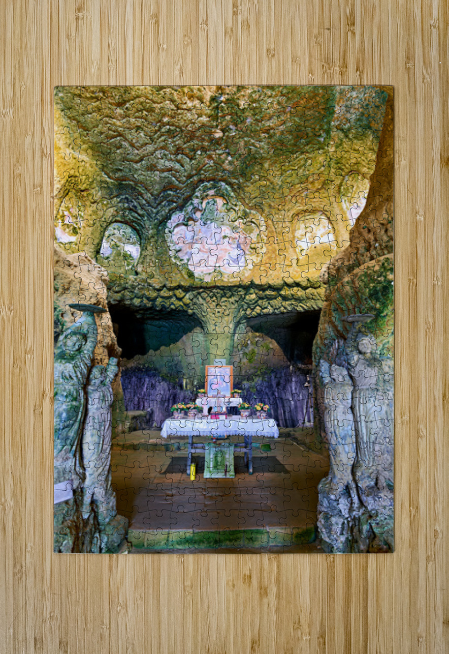 Cave church of Piedigrotta in Pizzo Calabro Calabria Italy Marco Brivio Puzzle printing