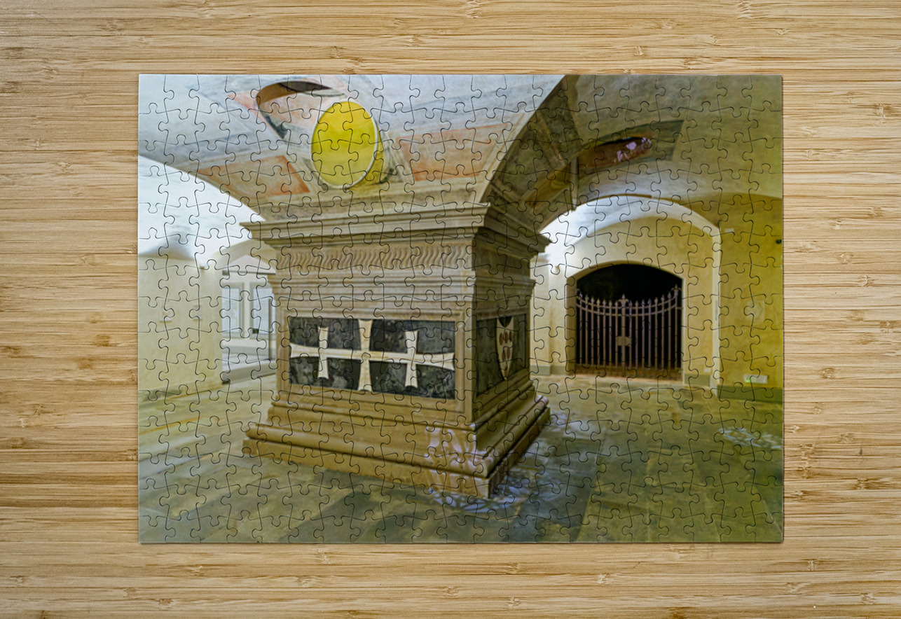 Exploring the crypt of Basilica of San Lorenzo in Florence Italy Marco Brivio Puzzle printing