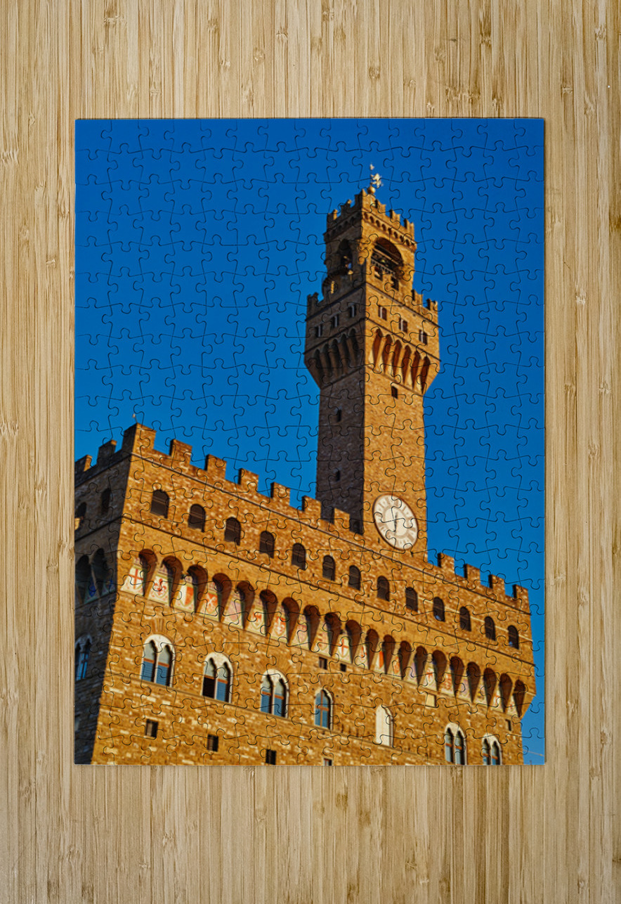 Palazzo Vecchio stands in Piazza Signoria Florence Tuscany It Marco Brivio Puzzle printing