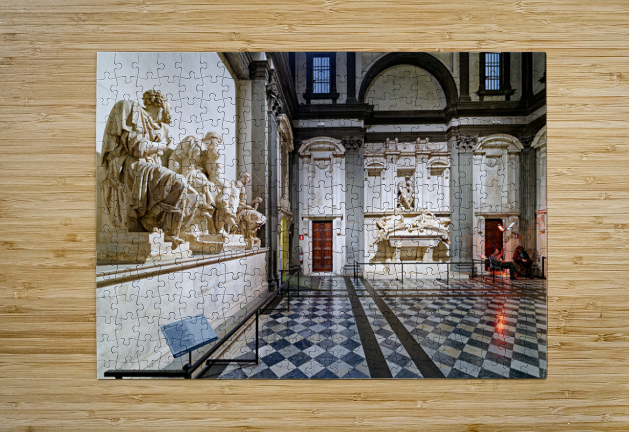 Visit to the medici chapels in florence tuscany italy Marco Brivio Puzzle printing