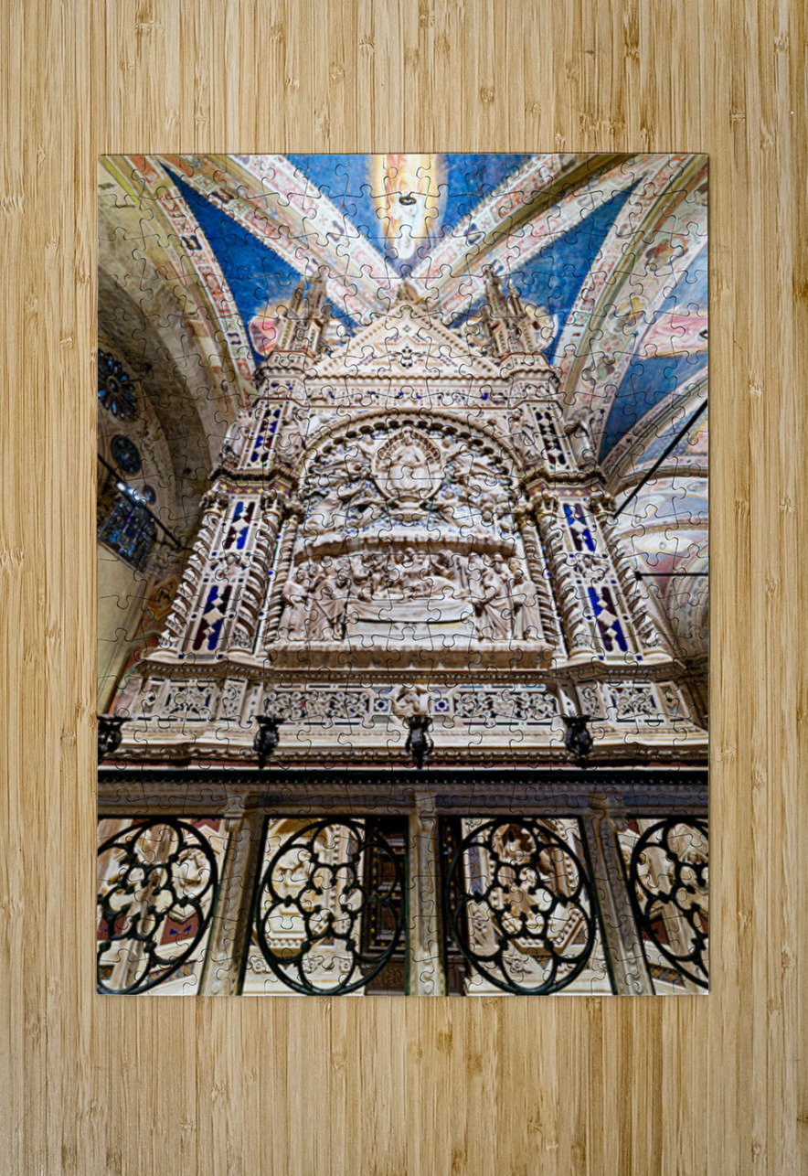 Orsanmichele church in Florence with Orsancagnas Tabernacle Marco Brivio Puzzle printing