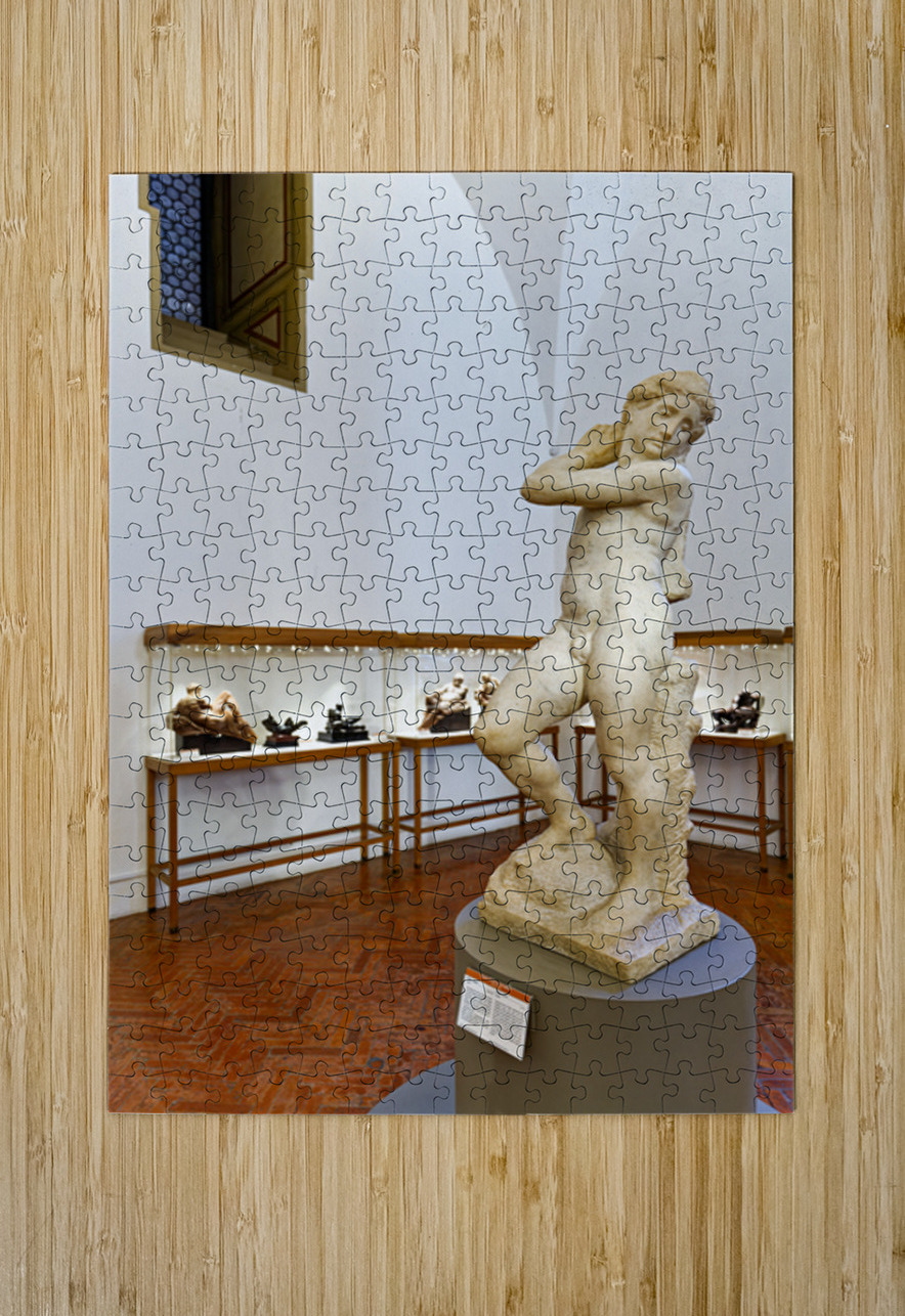 Michelangelos David Apollo in Museo Nazionale del Bargello Flo Marco Brivio Puzzle printing