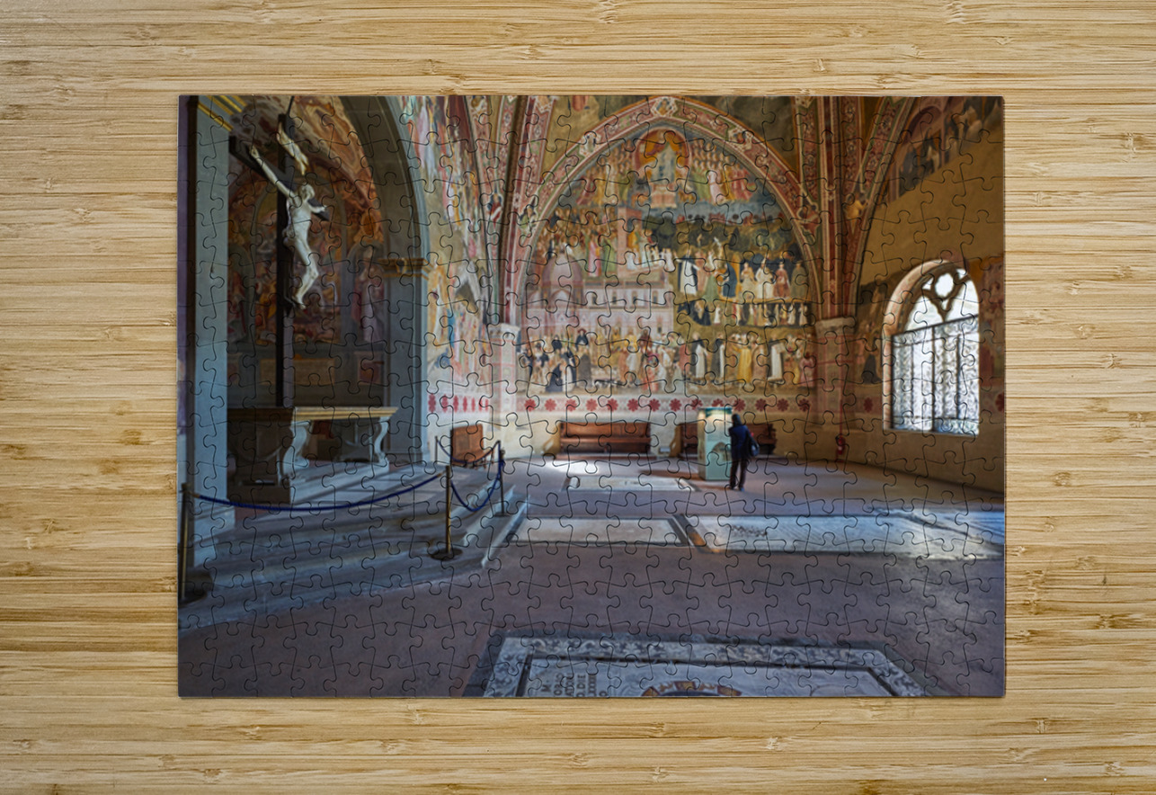 Visit to santa maria novella church in florence tuscany italy Marco Brivio Puzzle printing