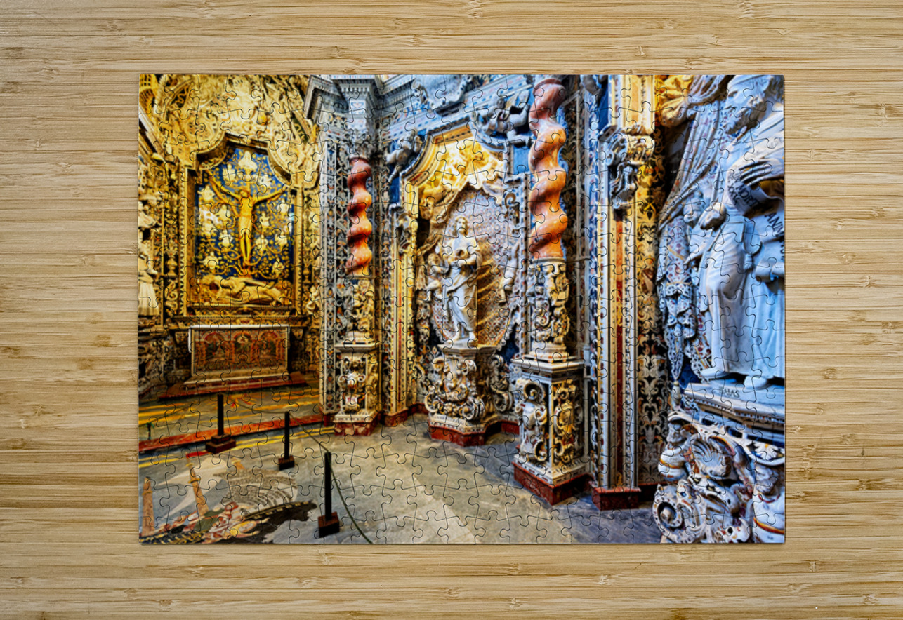 Explore the details of the Crucifix chapel in Monreale Sicily  Marco Brivio Puzzle printing