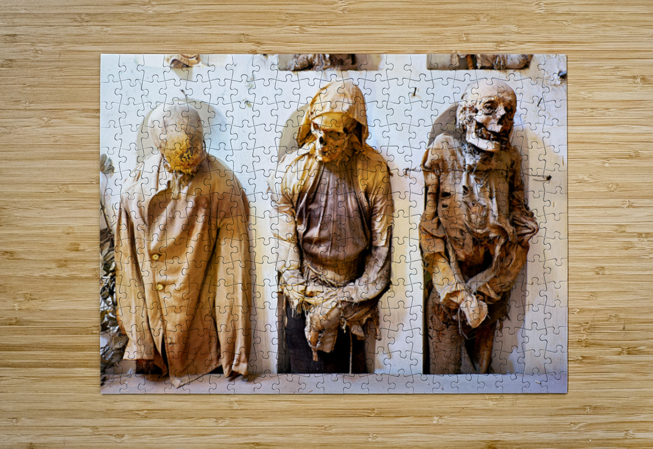 Exploring capuchin catacombs in palermo sicily italy Marco Brivio Puzzle printing