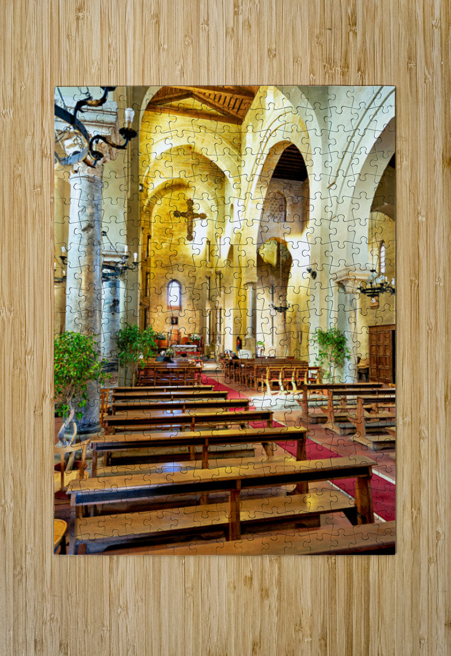 Exploring the interior of La Magione church in Palermo Sicily  Marco Brivio Puzzle printing