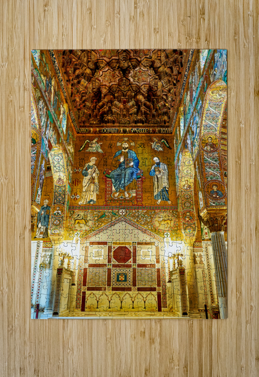 Cappella Palatina in Palermo shows historic art and architecture Marco Brivio Puzzle printing