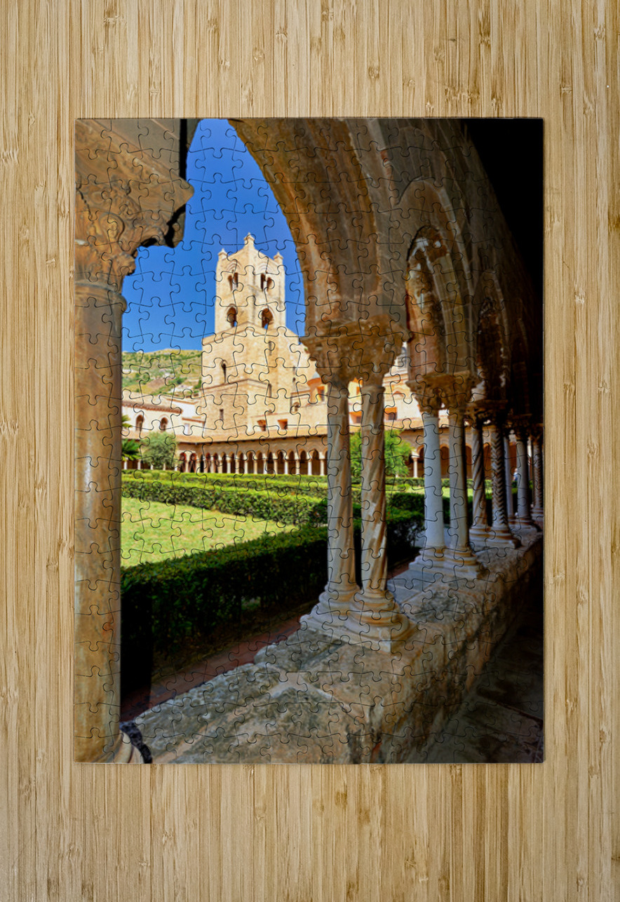 Monreale Cathedral in Palermo Sicily shows historical architectu Marco Brivio Puzzle printing