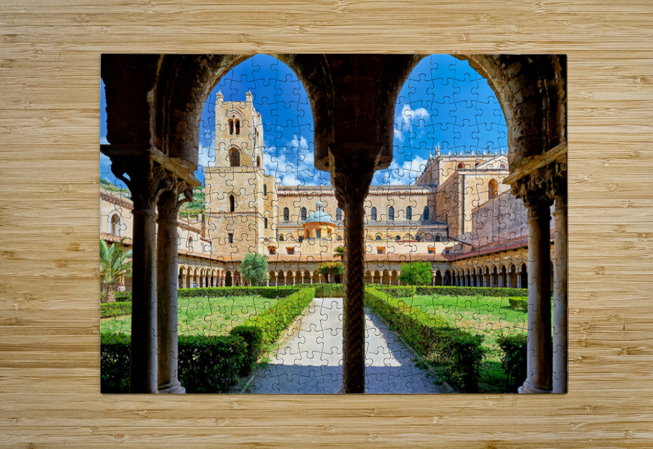 Discovering Duomo di Monreale in Palermo Sicily Italy Marco Brivio Puzzle printing