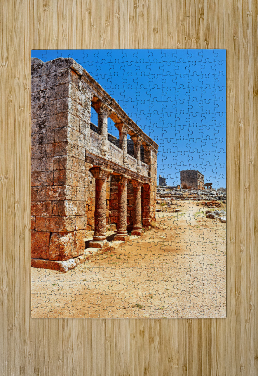 Discovering ancient ruins in Serjilla Syria Marco Brivio Puzzle printing