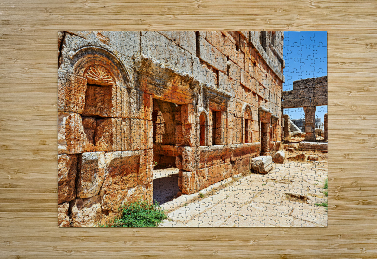 Exploring the ruins of Serjilla in northwestern Syria Marco Brivio Puzzle printing