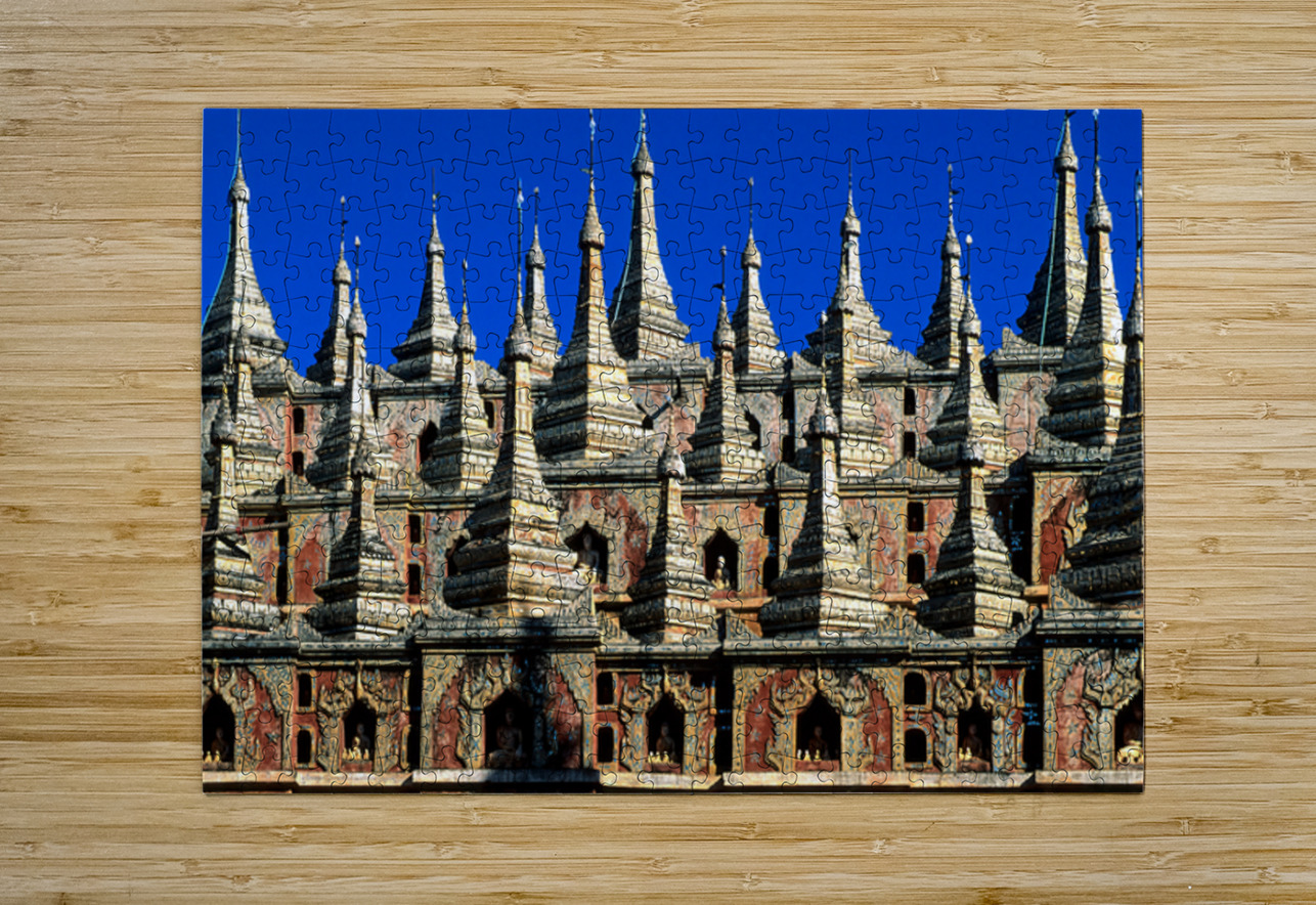 Mohnyin Thambuddhei Paya architecture in Monywa Myanmar Marco Brivio Puzzle printing