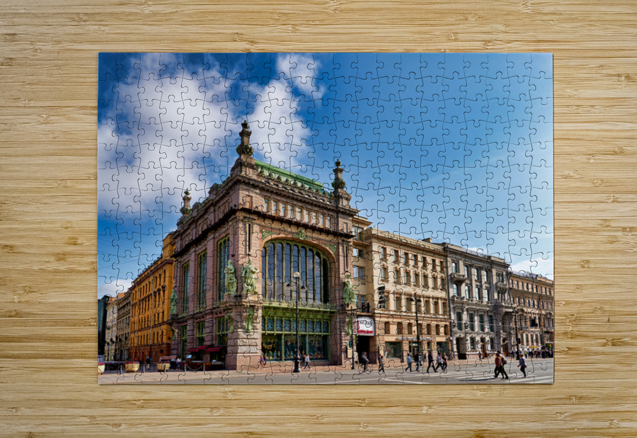 Popular location on Nevsky Prospekt in Saint Petersburg Marco Brivio Puzzle printing