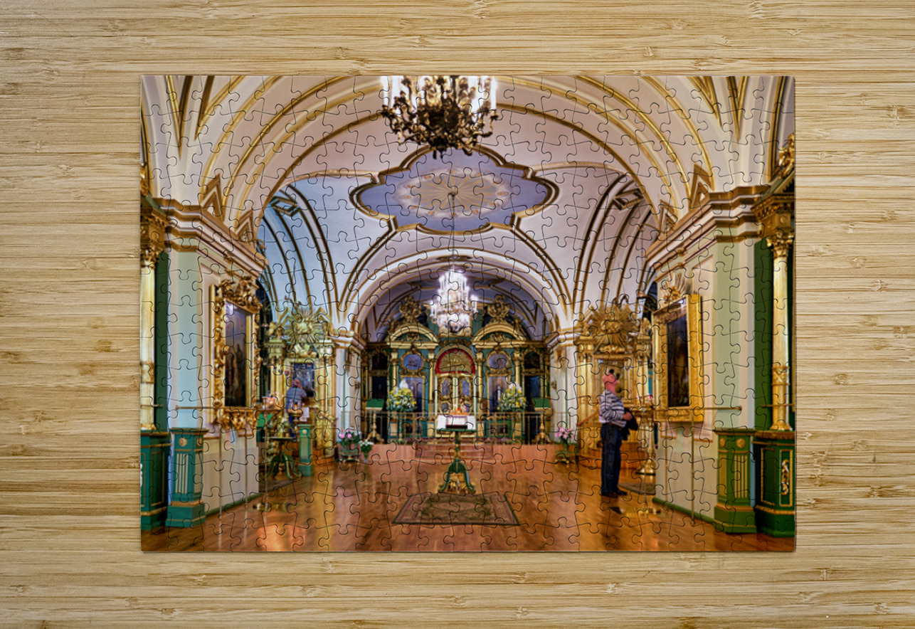 Explore nikolo bogoyavlenskiy morskoy sobor in st. petersburg Marco Brivio Puzzle printing