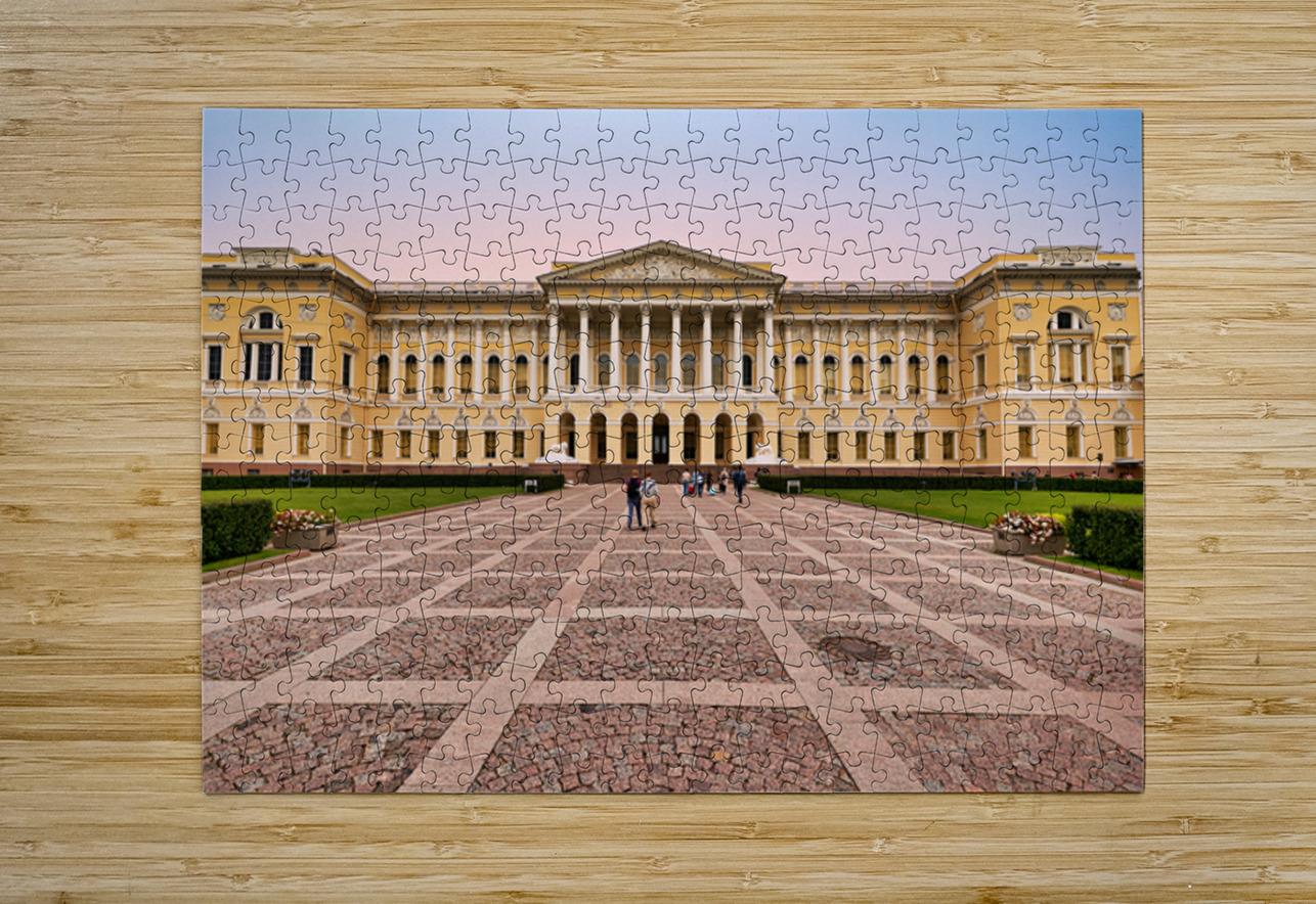 Visitors explore the Russian Museum in Saint Petersburg Marco Brivio Puzzle printing