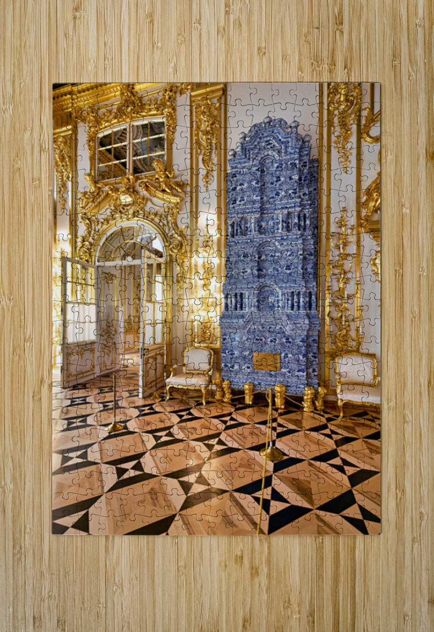 Catherine Palaces ornate interior in St. Petersburg Marco Brivio Puzzle printing
