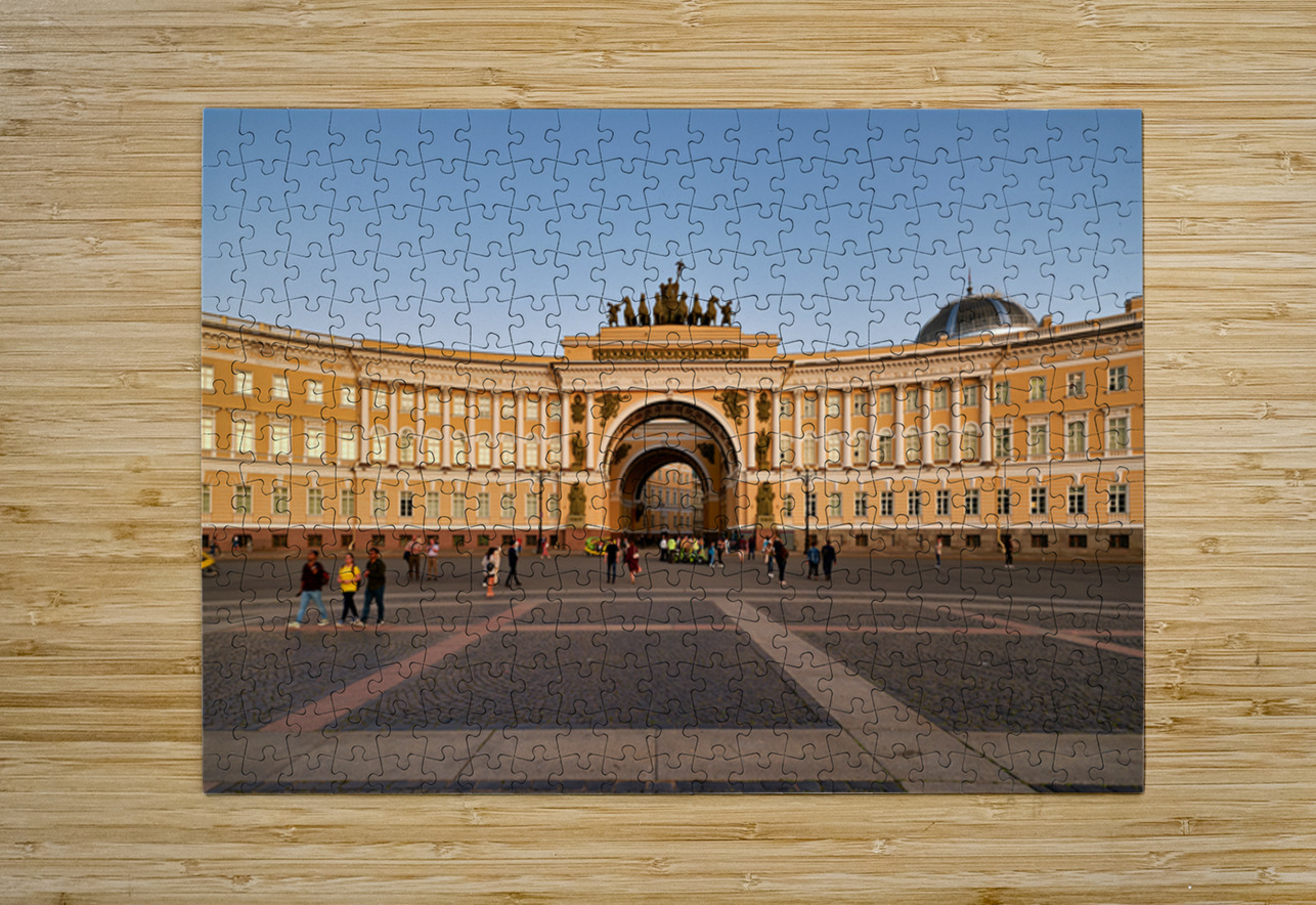 Visitors explore the General Staff Building in St. Petersburg Marco Brivio Puzzle printing