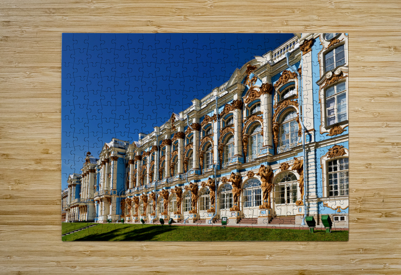 St. Petersburg shows Catherine Palace in clear sunlight Marco Brivio Puzzle printing
