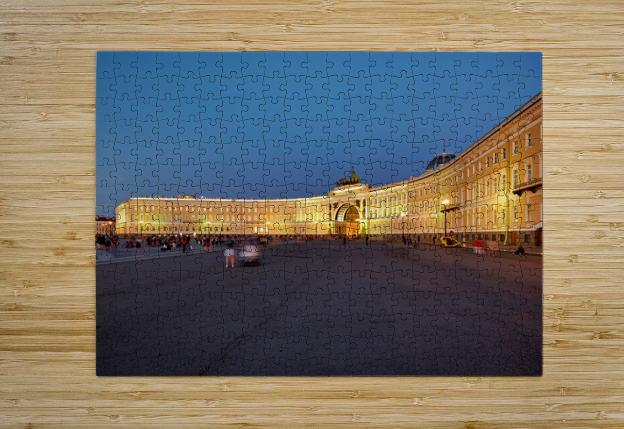 General staff building & St. Isaacs Cathedral St. Pete Marco Brivio Puzzle printing