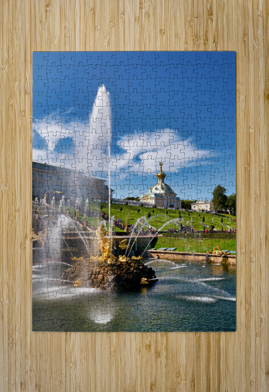 Fountains and gardens at Peterhof Palace in Saint Petersburg Marco Brivio Puzzle printing
