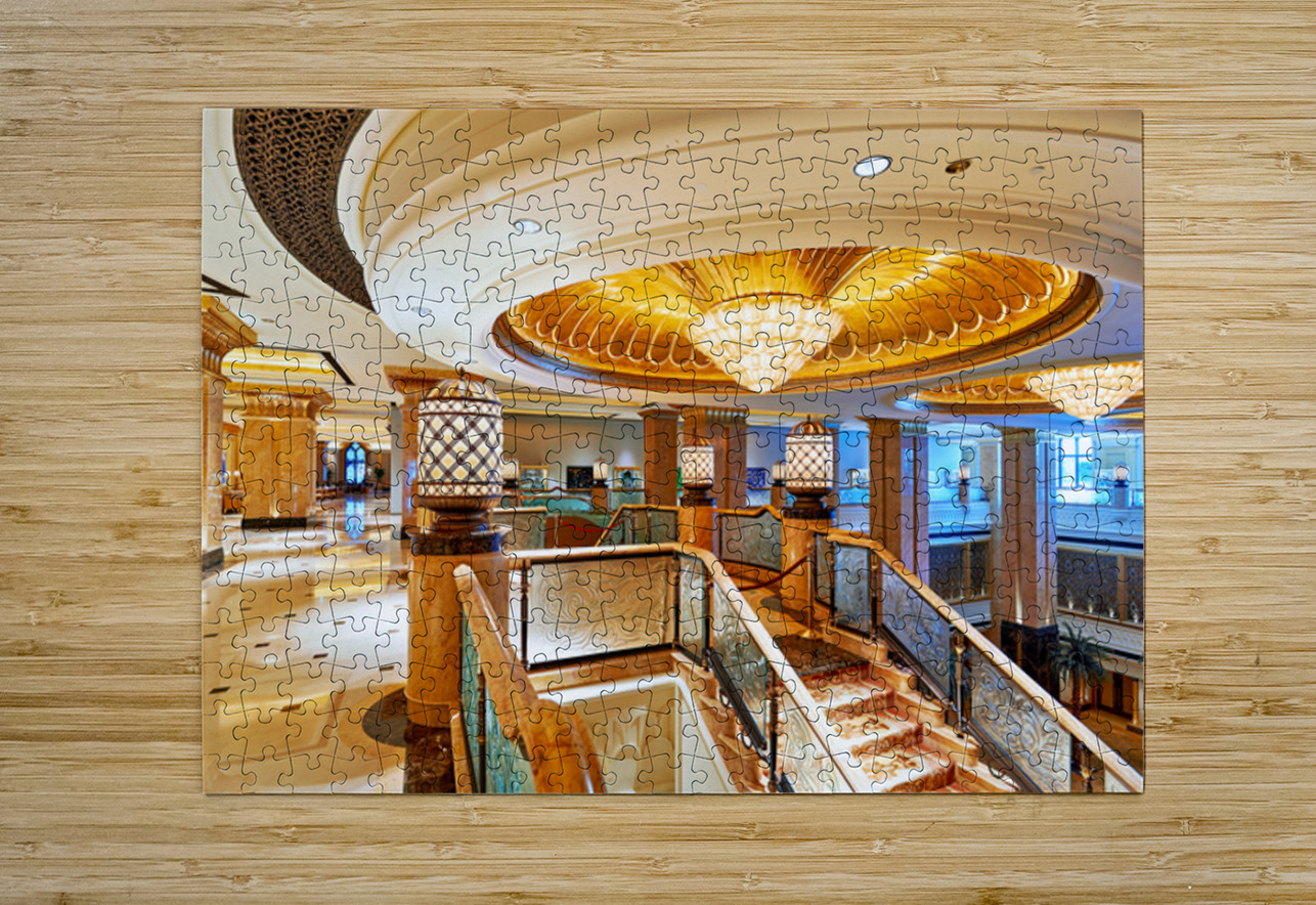 Visit Emirates Palace Hotel in Abu Dhabi and explore its design Marco Brivio Puzzle printing