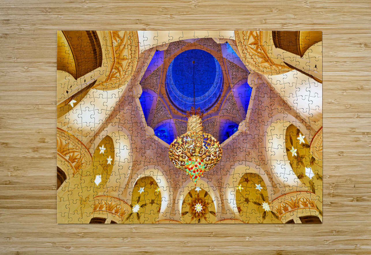 Exploring the interior design of Sheikh Zayed Grand Mosque Marco Brivio Puzzle printing
