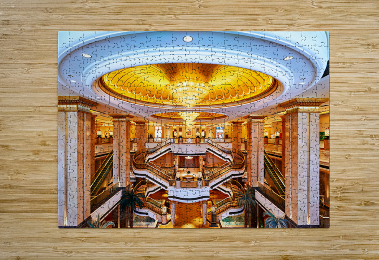 Visit to emirates palace hotel in abu dhabi Marco Brivio Puzzle printing