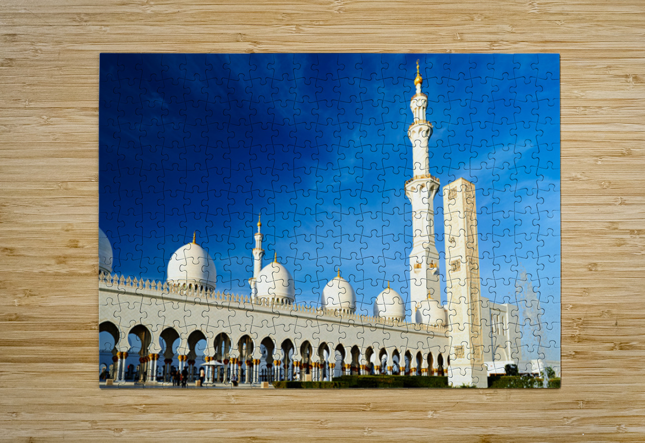 Visiting the sheikh zayed grand mosque in abu dhabi Marco Brivio Puzzle printing