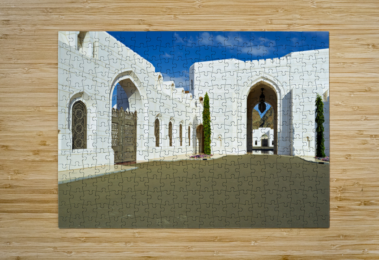 Al Alam Palace in Muscat Oman showcases unique architecture Marco Brivio Puzzle printing