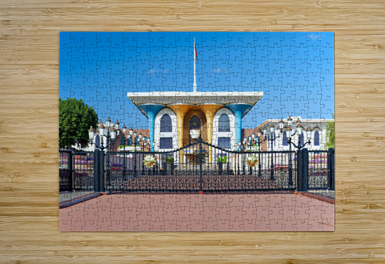 View of Al Alam Palace in Muscat Oman during daytime Marco Brivio Puzzle printing