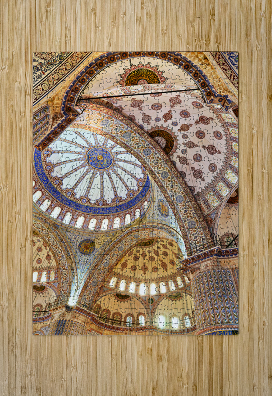 Beautiful view of the interior of the Blue Mosque in Istanbul Marco Brivio Puzzle printing