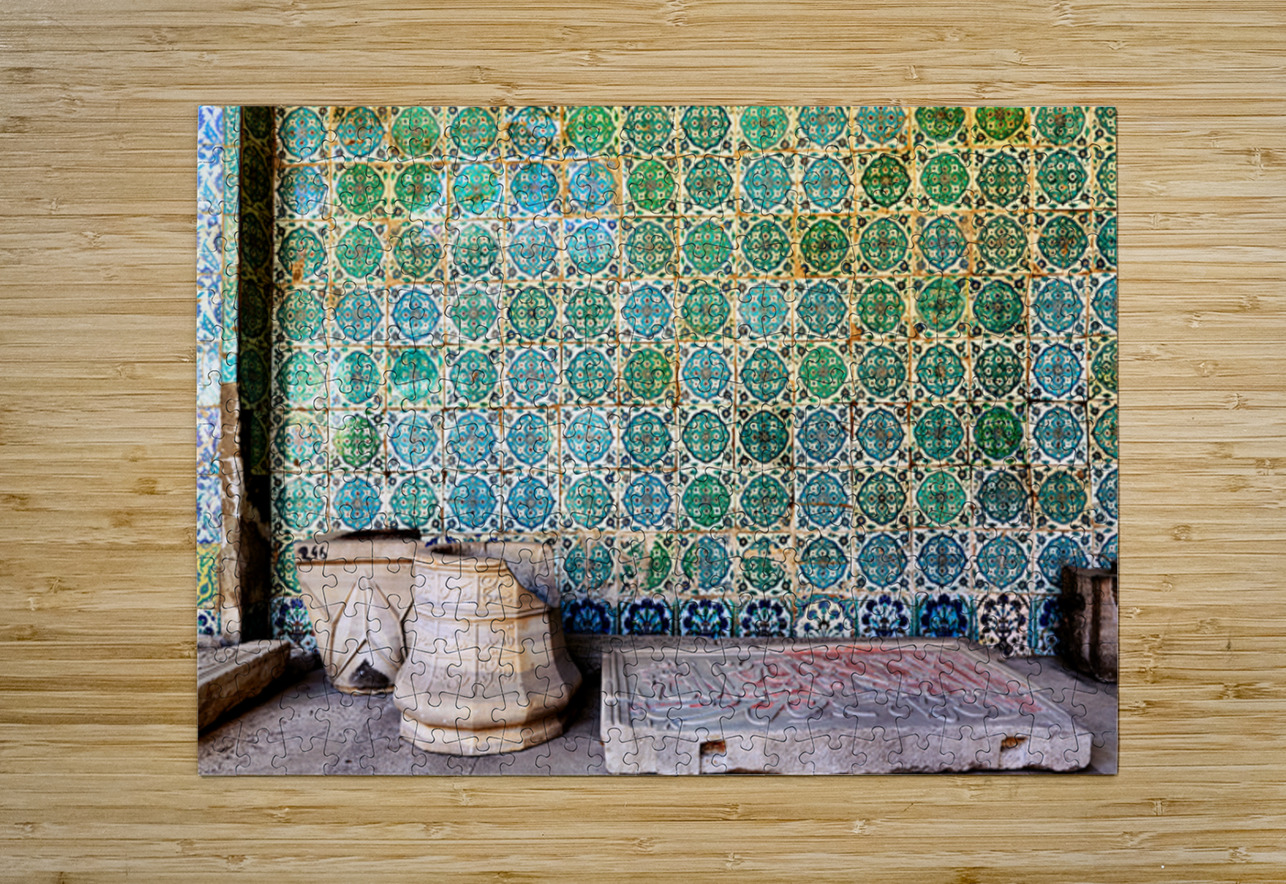 Exploring mosaic tiles and stone work in Topkapi Palace Marco Brivio Puzzle printing