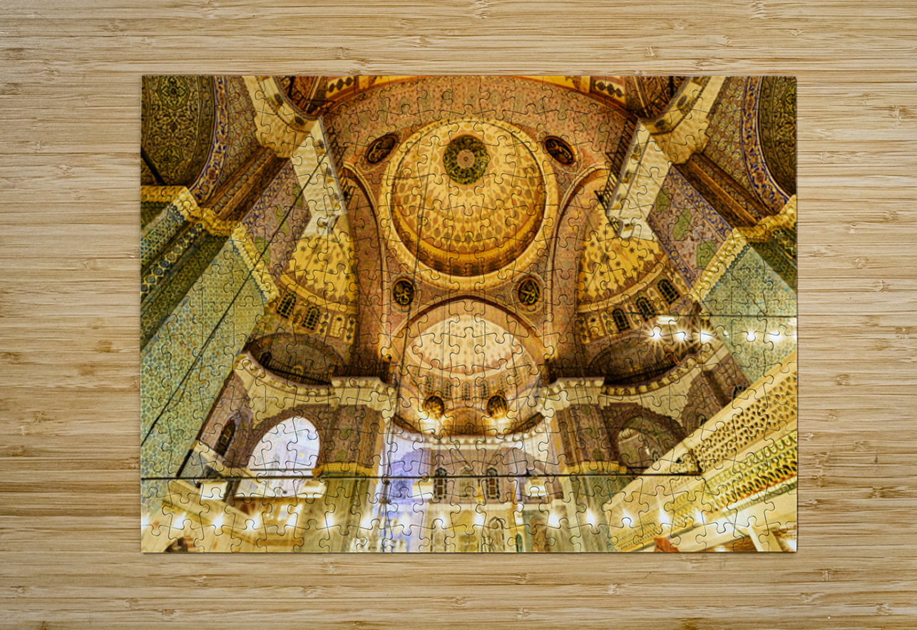 Visit to suleymaniye mosque in istanbul turkey Marco Brivio Puzzle printing
