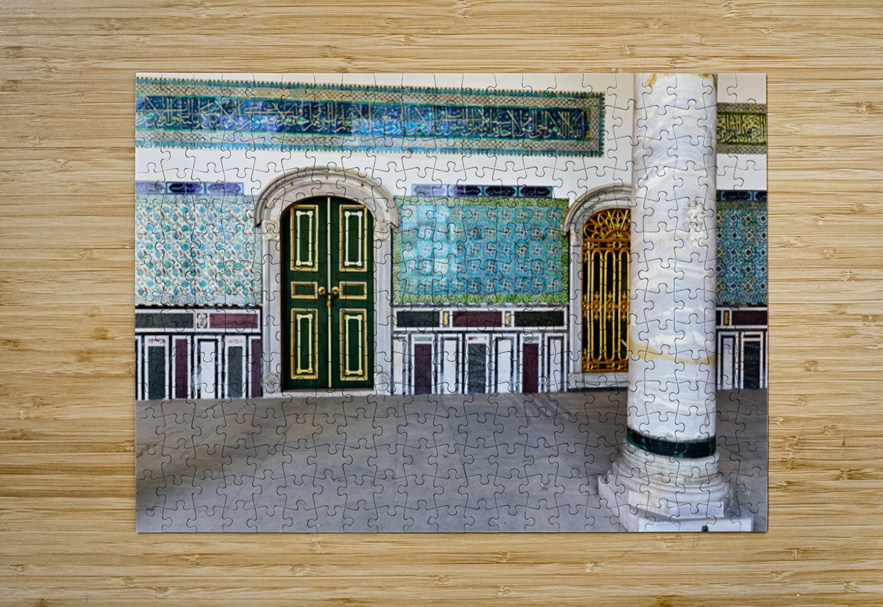 Exploring Topkapi Palace in Istanbul Turkey with ornate doors Marco Brivio Puzzle printing