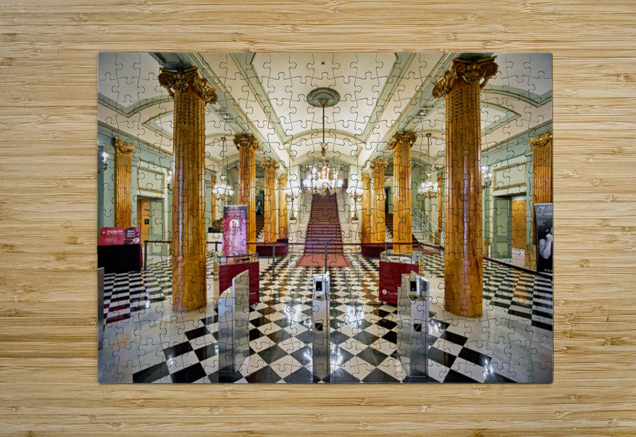 Visit Gran Teatre del Liceu Opera House in Barcelona Marco Brivio Puzzle printing
