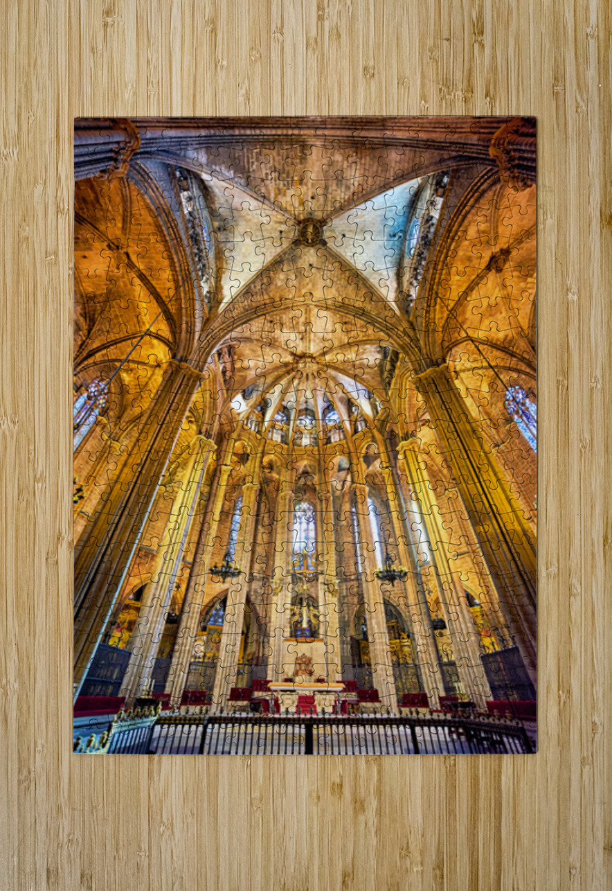 Iconic views of Barcelonas Holy Cross Cathedral Marco Brivio Puzzle printing