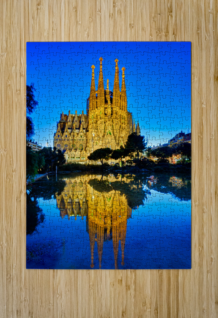 Visit to Basílica de la Sagrada Família in Barcelona Spain Marco Brivio Puzzle printing