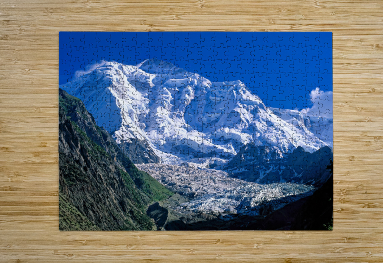 Karakoram range shows snow capped peaks and rocky terrain Marco Brivio Puzzle printing