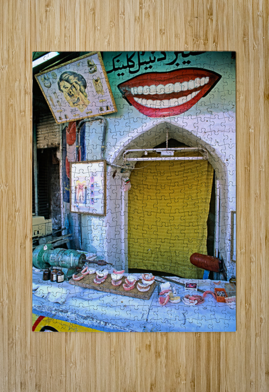 Street dentist providing services in Peshawar Marco Brivio Puzzle printing