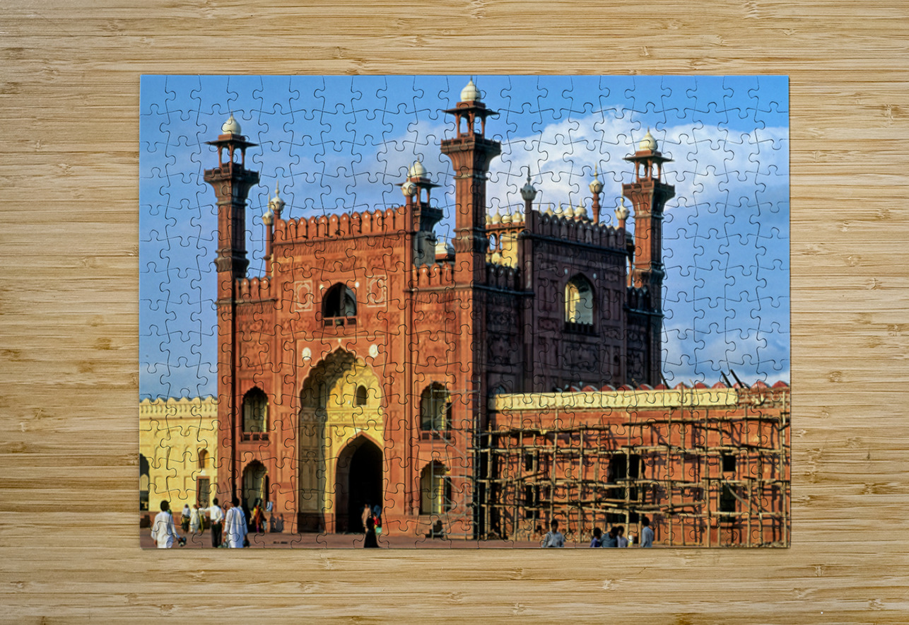Badshahi mosque in Lahore showcases historical architecture Marco Brivio Puzzle printing