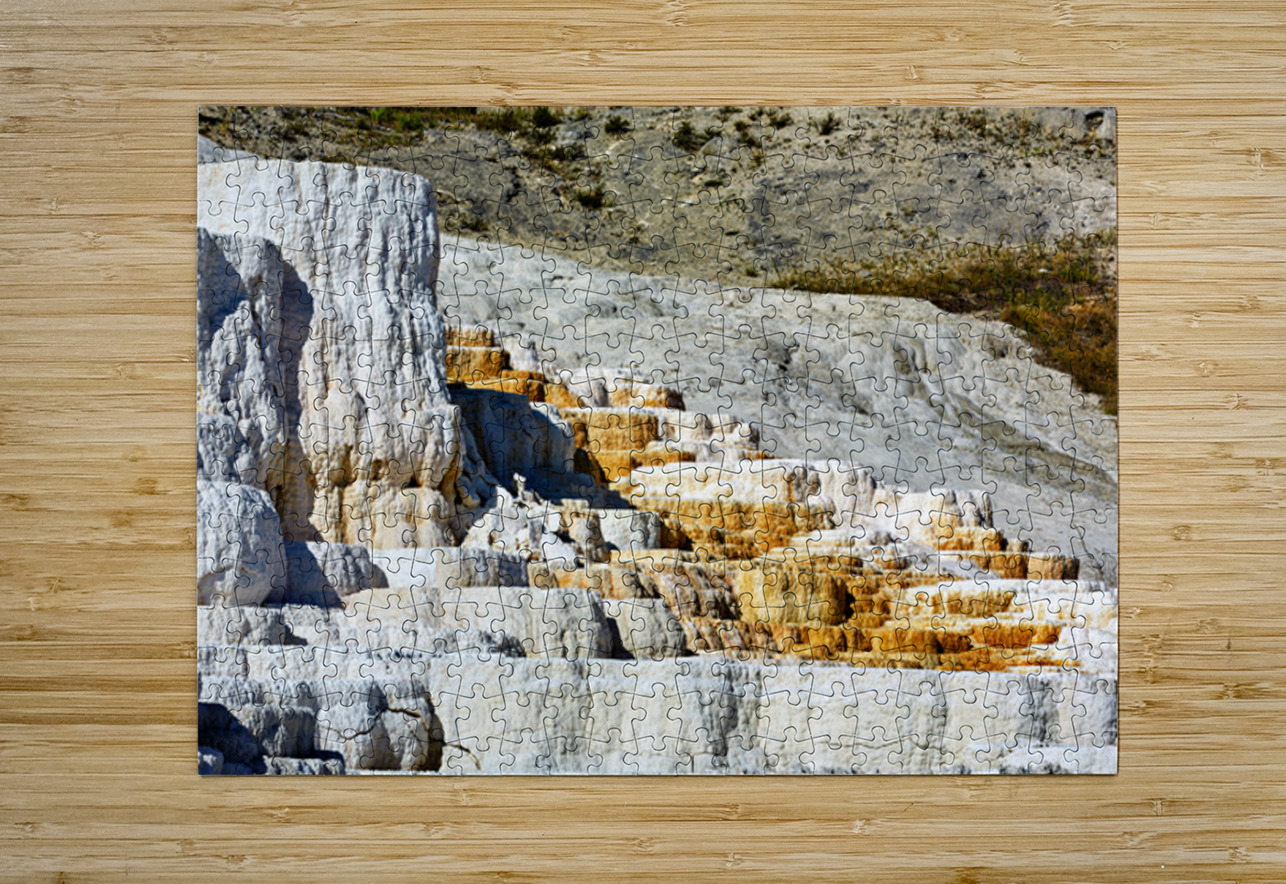 View of Devils Thumb in Yellowstone National Park at midday Marco Brivio Puzzle printing