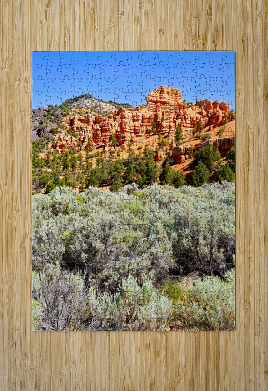 Visit Dixie National Forest in Utah with red rock formations Marco Brivio Puzzle printing