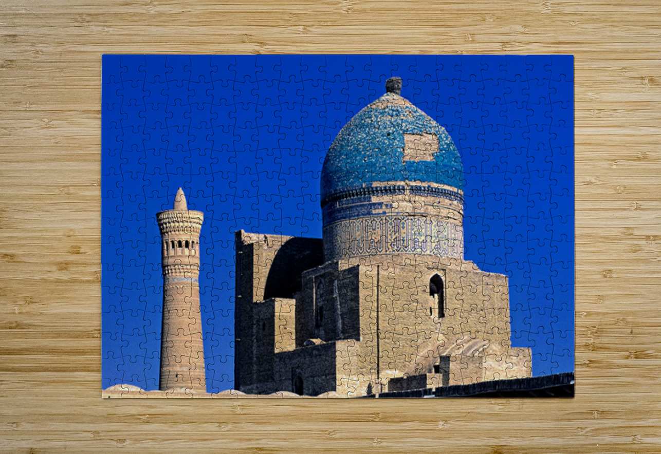 Historic buildings in Bukhara Uzbekistan on a clear day Marco Brivio Puzzle printing