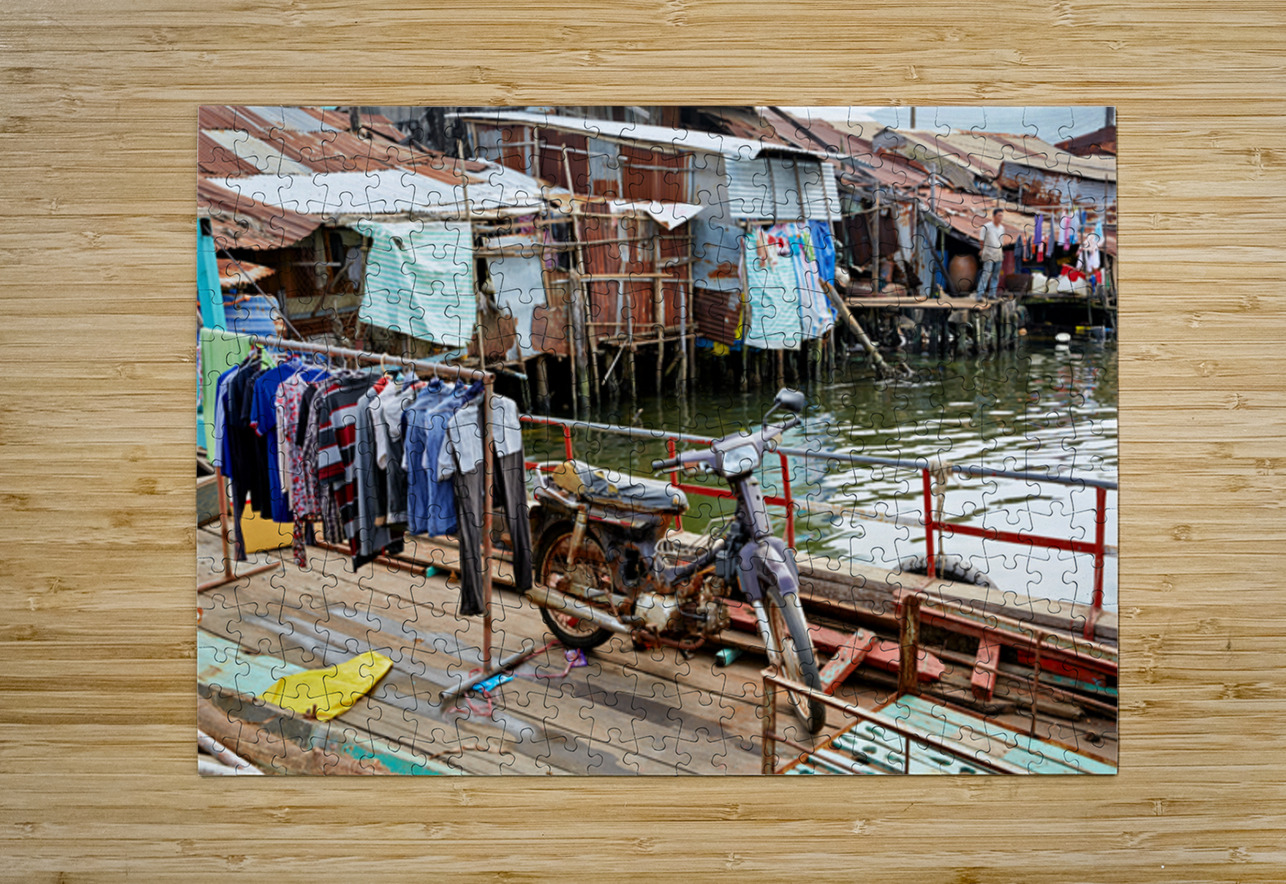 Fishing village life by the water in Phu Quoc Vietnam Marco Brivio Puzzle printing