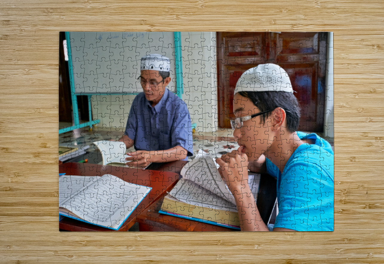 Learning together in a classroom in Ho Chi Minh City Marco Brivio Puzzle printing