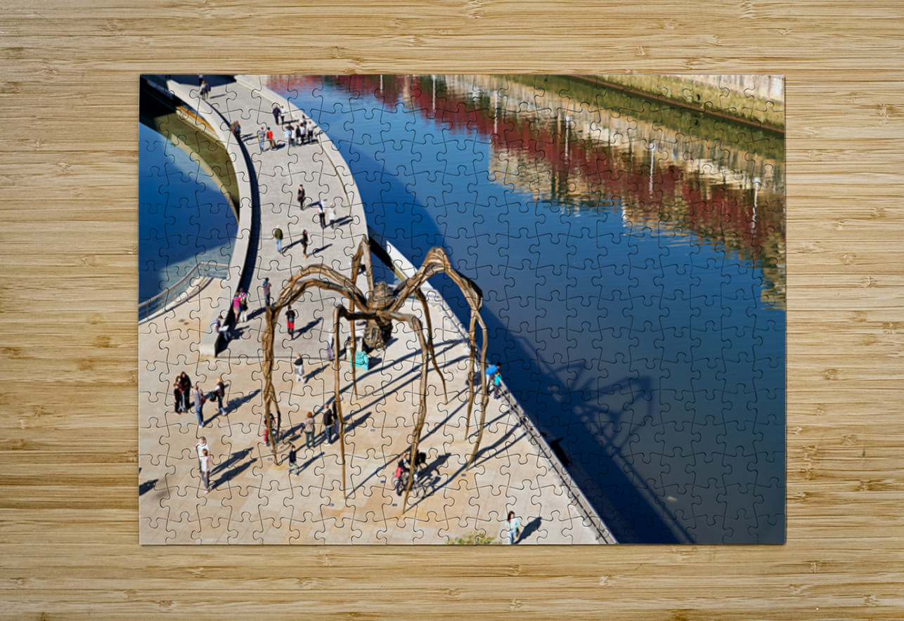Maman sculpture by Louise Bourgeois near Nervion River in Bilbao Marco Brivio Puzzle printing