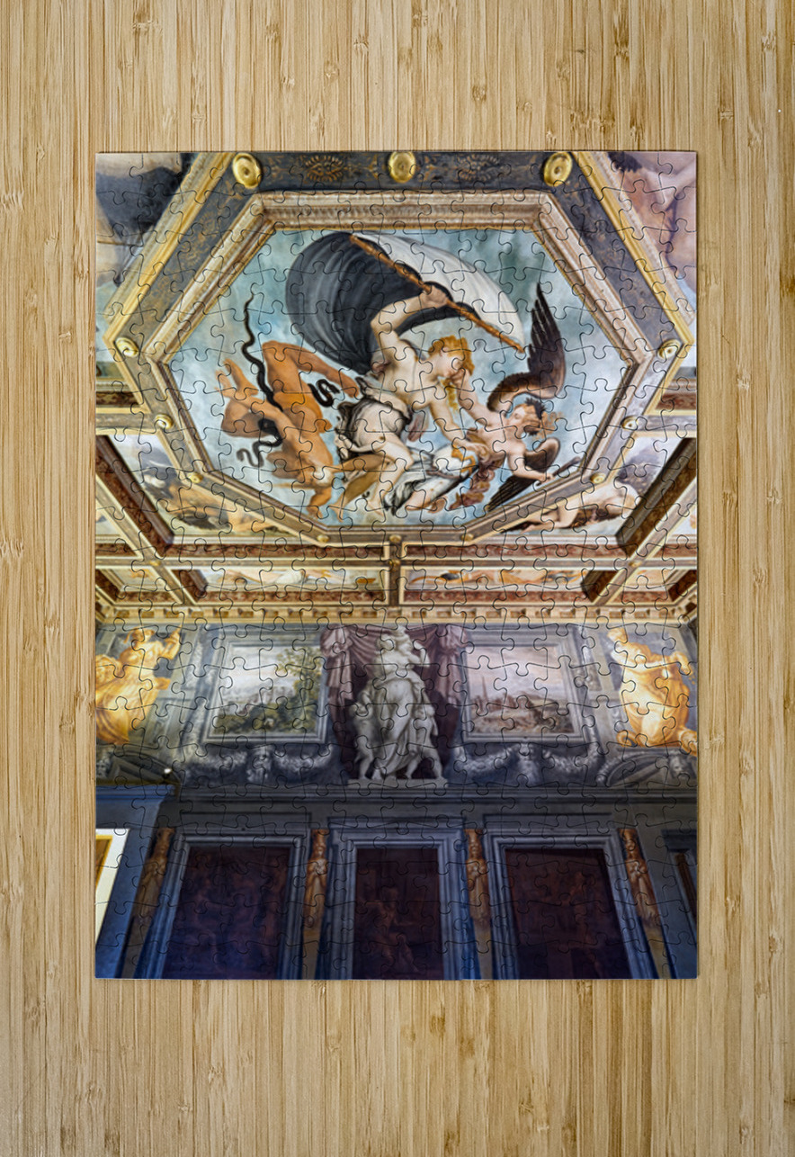 Frescoes in the vasari home museum arezzo Marco Brivio Puzzle printing