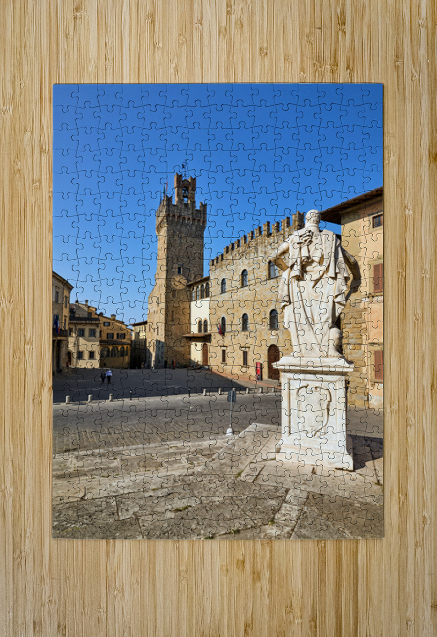 Visit to Palazzo dei Priori in Arezzo Tuscany Italy Marco Brivio Puzzle printing